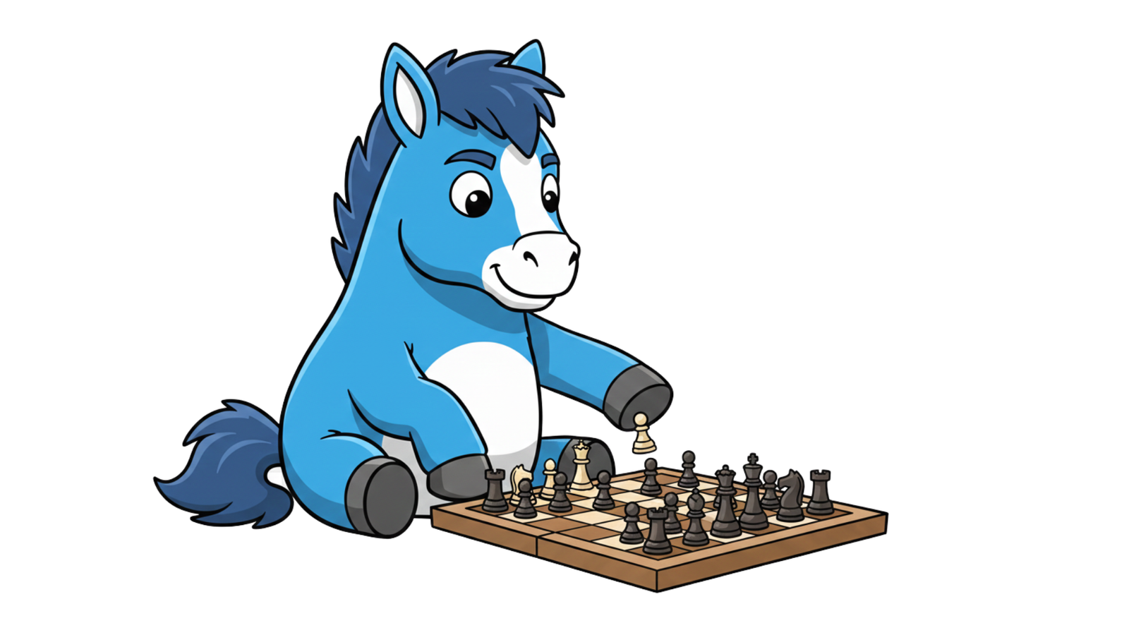 Rochi jogando xadrez